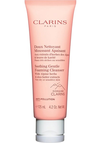 Clarins Soothing Gentle Köpük Temizleyici 125 ml