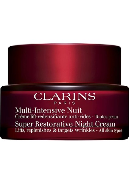 Clarins Super Restoratıve Night Cream Ast 50 ml  Yeniden Canlandıran Gece Kremi