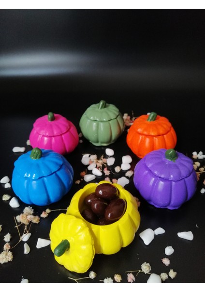 Mini Balkabağı Sunumluk Lokumluk 6 Adet