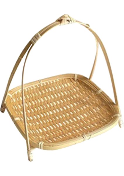 El Dokuma Meyve Sepeti Aperatif Depolama Sepeti Sepeti Yemek Sepeti Katmanı 20X20X24 Cm (Yurt Dışından) fırsatları