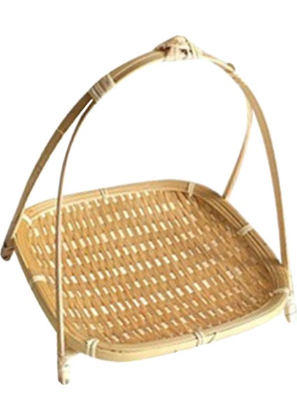 El Dokuma Meyve Sepeti Aperatif Depolama Sepeti Sepeti Yemek Sepeti Katmanı 20X20X24 Cm (Yurt Dışından) indirimleri