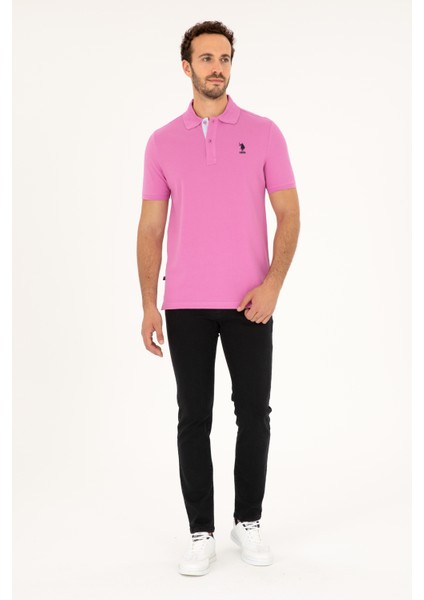 Erkek Menekşe Tişört Basic 50279611-VR037