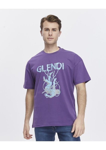 Astronot Baskılı Oversize Tişört modelleri