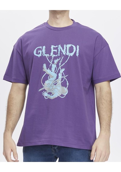 Astronot Baskılı Oversize Tişört indirimleri