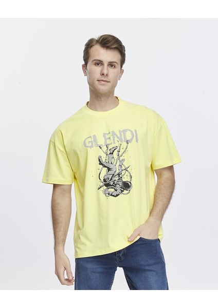 Astronot Baskılı Oversize Tişört fiyatları