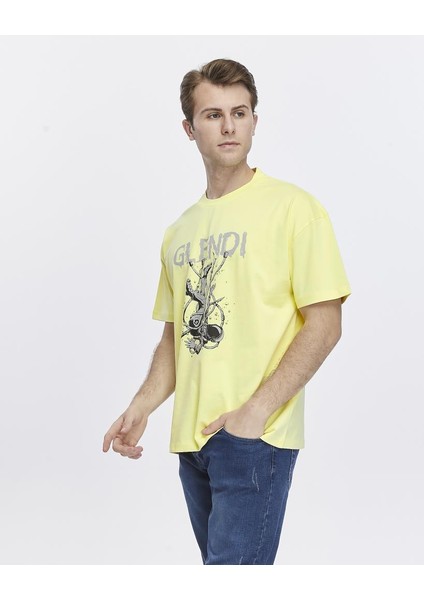 Astronot Baskılı Oversize Tişört modelleri