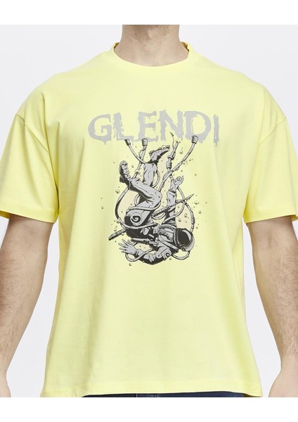 Astronot Baskılı Oversize Tişört indirimleri