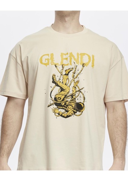 Astronot Baskılı Oversize Tişört indirimleri