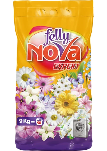 Felly Nova Expert Beyazlar ve Renkliler Için 9 kg Çamaşır Deterjanı/toz Deterjan/Matik