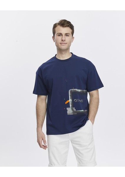 Yanda Fermuar Baskılı Oversize Tişört fiyatları