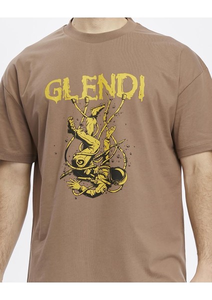 Astronot Baskılı Oversize Tişört indirimleri