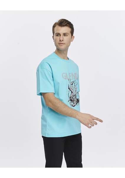 Astronot Baskılı Oversize Tişört fiyatları