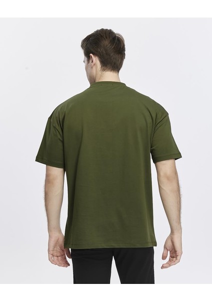 Yanda Fermuar Baskılı Oversize Tişört fırsatları