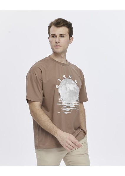 Baskılı Oversize Tişört