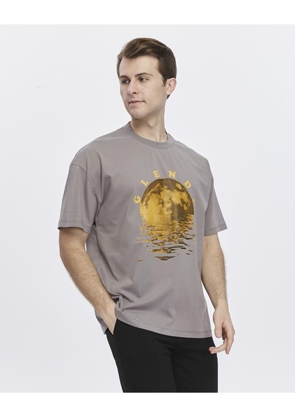 Baskılı Oversize Tişört