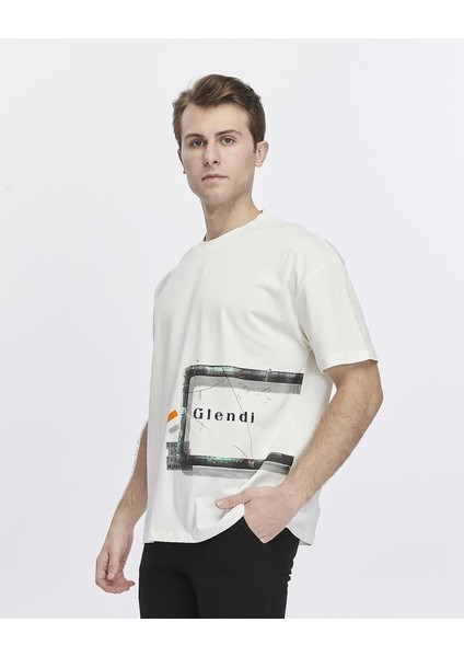 Yanda Fermuar Baskılı Oversize Tişört modelleri