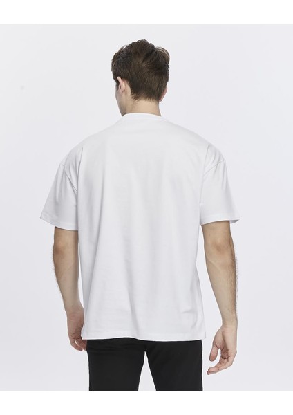 Yanda Fermuar Baskılı Oversize Tişört fırsatları