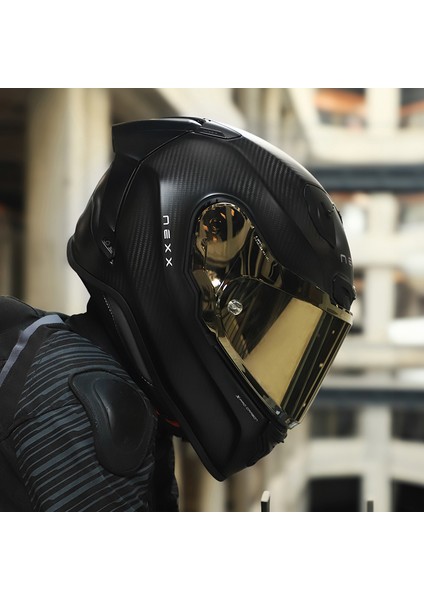X.R3R Zero Pro 2 Mat Karbon-Gold Kask fırsatları