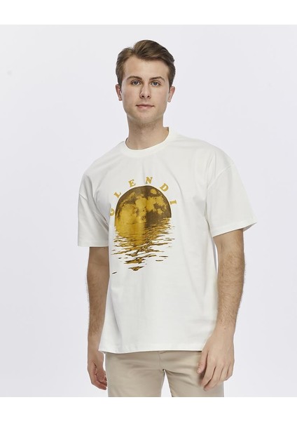 Baskılı Oversize Tişört