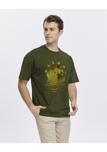 Baskılı Oversize Tişört