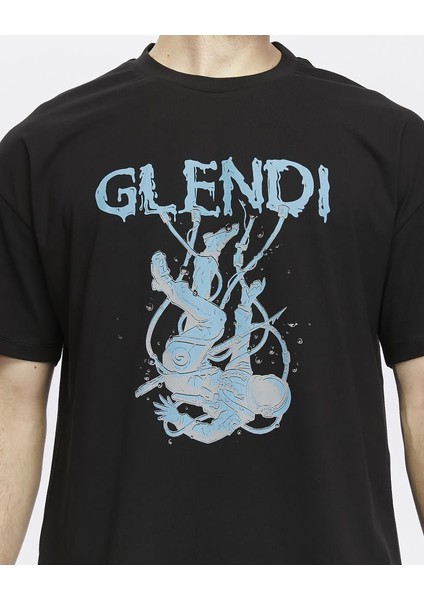 Astronot Baskılı Oversize Tişört indirimleri