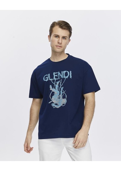 Astronot Baskılı Oversize Tişört modelleri