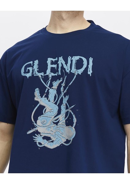 Astronot Baskılı Oversize Tişört indirimleri