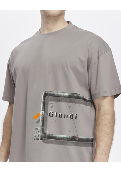 Yanda Fermuar Baskılı Oversize Tişört fırsatları