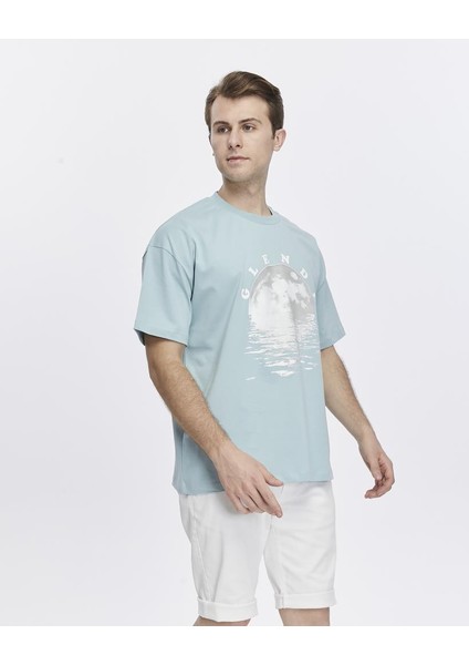 Baskılı Oversize Tişört