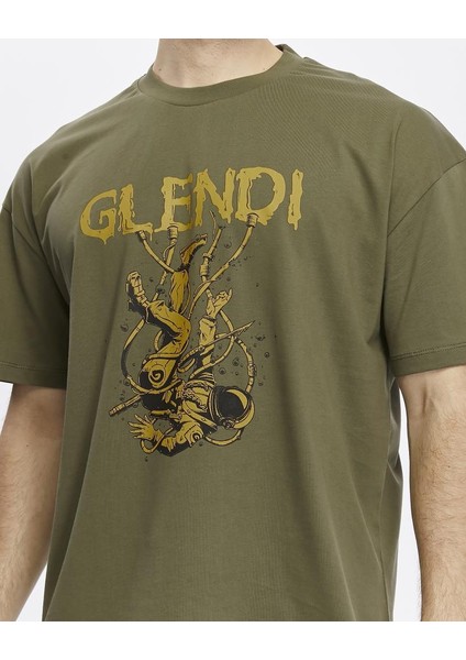 Astronot Baskılı Oversize Tişört indirimleri