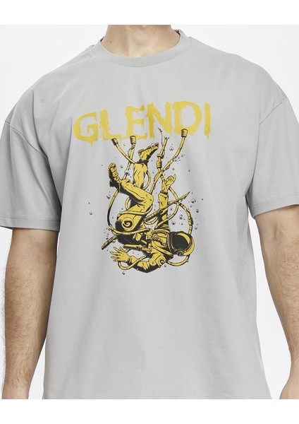 Astronot Baskılı Oversize Tişört indirimleri