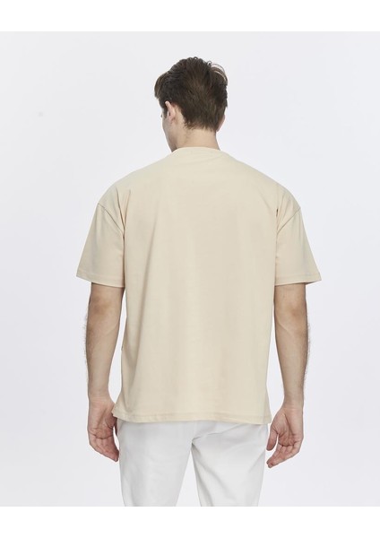 Yanda Fermuar Baskılı Oversize Tişört fırsatları