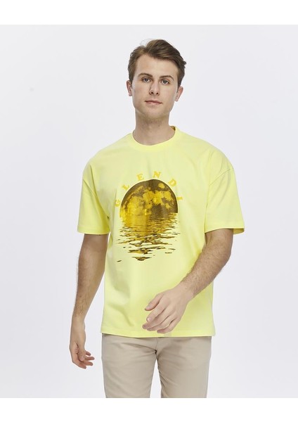 Baskılı Oversize Tişört