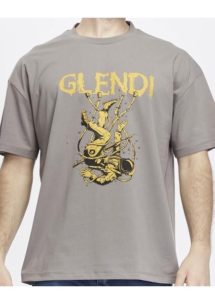 Astronot Baskılı Oversize Tişört indirimleri