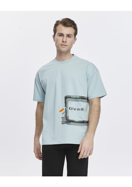 Yanda Fermuar Baskılı Oversize Tişört modelleri