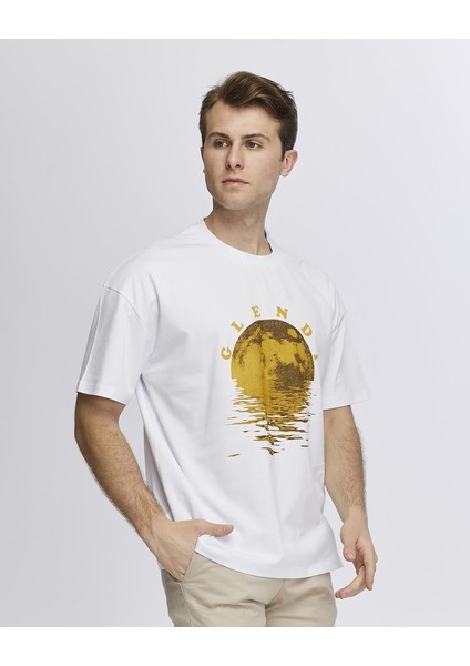 Baskılı Oversize Tişört