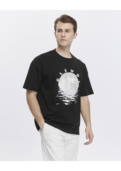 Baskılı Oversize Tişört