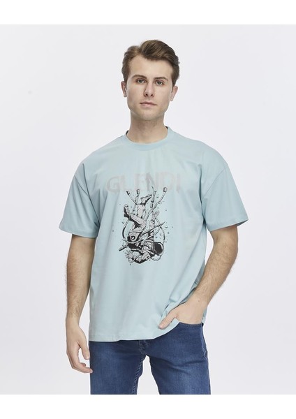 Astronot Baskılı Oversize Tişört fiyatları