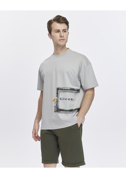 Yanda Fermuar Baskılı Oversize Tişört modelleri