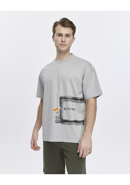 Yanda Fermuar Baskılı Oversize Tişört indirimleri