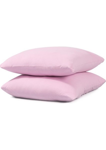 Softloom 2'li Pamuklu Penye Yastık Kılıfı – %100 Pamuklu Fermuarlı 50x70 Cm