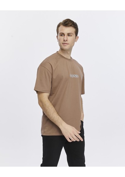 Baskılı Oversize Tişört