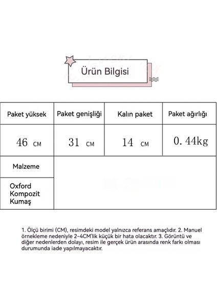 Öğrenci Okul Çantası, Açık Hava Iş Gezisi Çantası (Yurt Dışından)