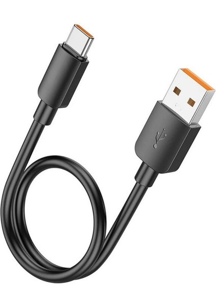 Super Şarj 0.25CM 27W Type-C Şarj Kablosu Kısa Powerbank Kablosu Ultra Hızlı Şarj Kablosu