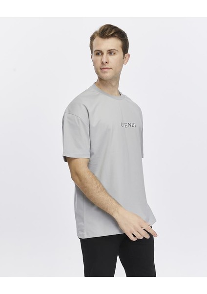 Baskılı Oversize Tişört