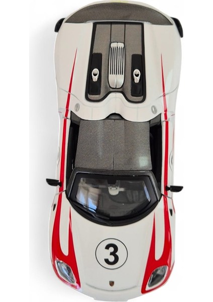 Porshe 918 Weissach 1:24 Ölçek Model Araba