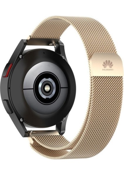 Huawei Watch Gt3 Pro 46 mm Gt3 46 mm Modeline Uyumlu Çelik Hasır Kordon 42MM