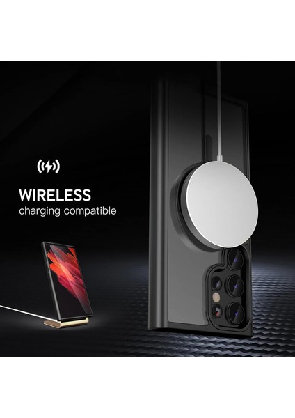 Galaxy S24 ile Uyumlu Kılıf Kenarı Renkli Mat Transparan Magsafe Uyumlu New Impact Matte Kılıf