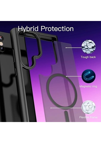 Galaxy S24 ile Uyumlu Kılıf Kenarı Renkli Mat Transparan Magsafe Uyumlu New Impact Matte Kılıf fiyatları