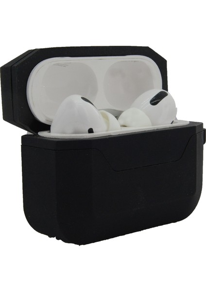 Air Pods 3. Nesil ile Uyumlu Silikon Kılıf Double Color Chateau Toz ve Kirden Koruyan Kılıf